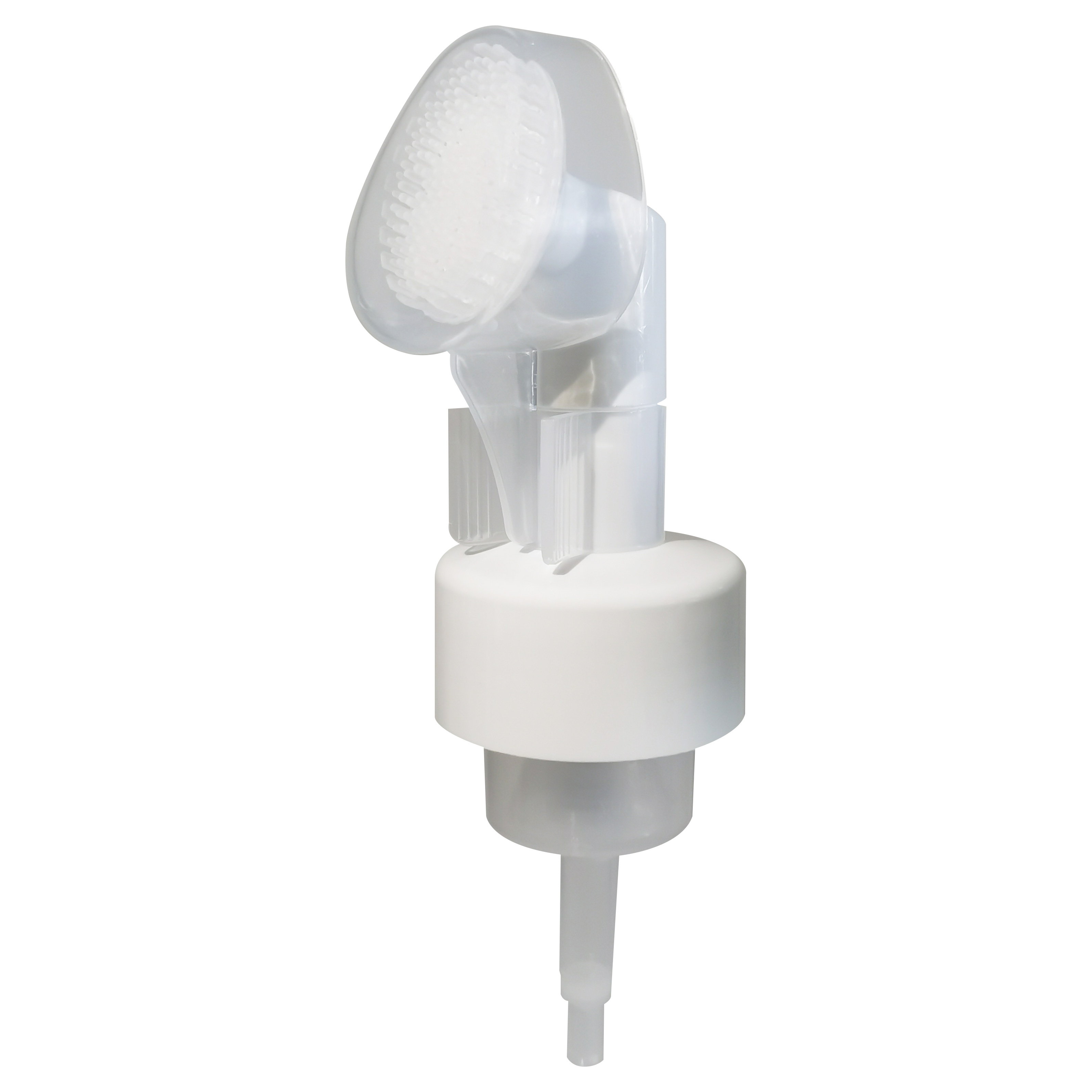 43mm Foamer Pump with Facial Brush, 0.8cc Foamer, 31015